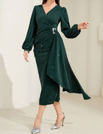 
						Rochie medie SHEIN, verde
