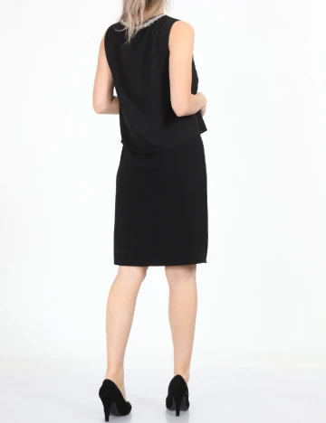 Rochie medie Vila, negru