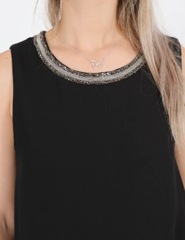 Rochie medie Vila, negru