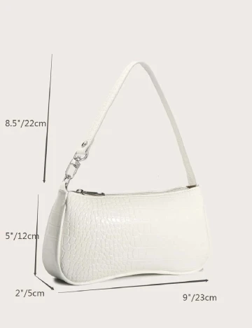 Geanta SHEIN, alb Alb