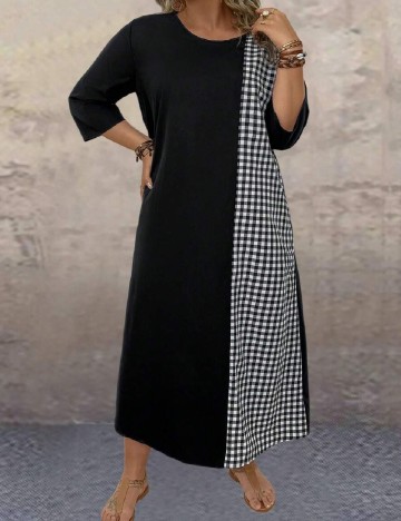 
						Rochie lunga SHEIN CURVE, negru
