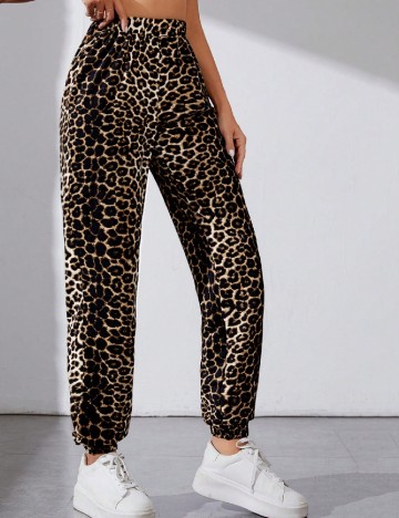 Pantaloni SHEIN, animal print