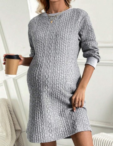 
						Rochie scurta SHEIN Maternity, gri