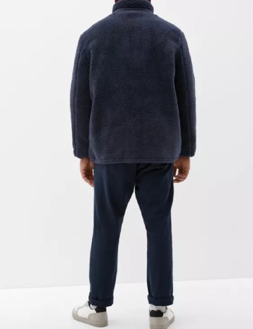 Geaca s.Oliver Plus Size Men, albastru