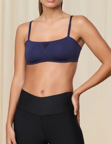 
						Bustiera sport Triumph, bleumarin