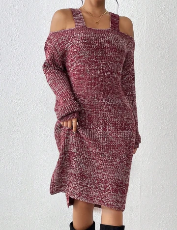 Rochie medie SHEIN, visiniu Rosu