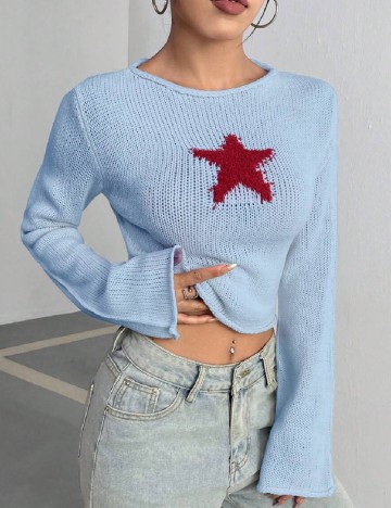
						Top SHEIN, albastru
