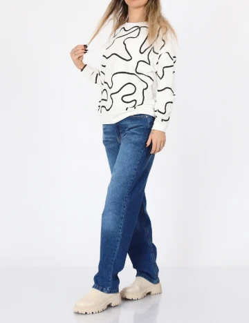 Bluza SHEIN, alb Alb