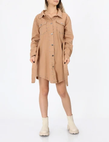 Rochie scurta SAGI, maro Maro