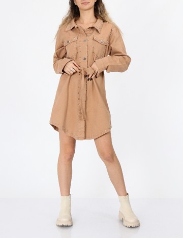 Rochie scurta SAGI, maro