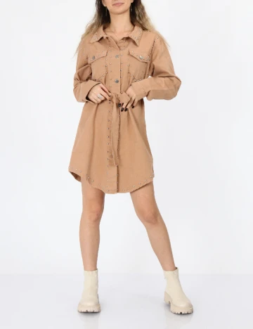 Rochie scurta SAGI, maro Maro