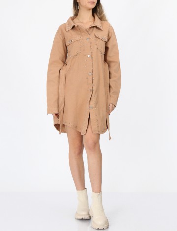 Rochie scurta SAGI, maro