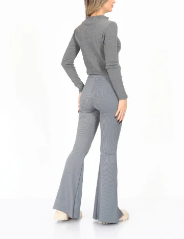 Pantaloni SHEIN, gri petrol