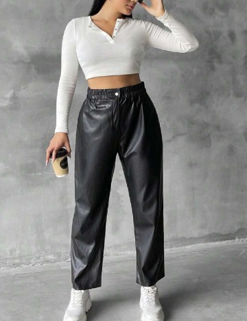 
						Pantaloni SHEIN CURVE, negru