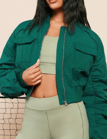 
						Geaca SHEIN, verde