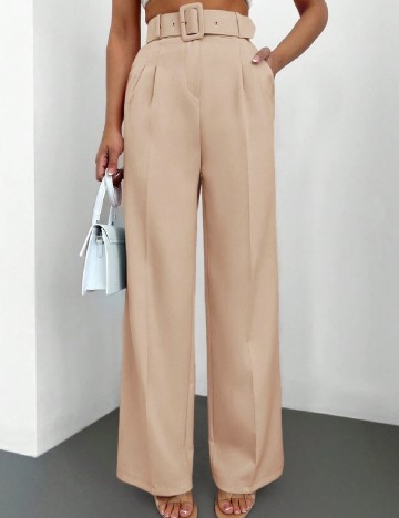 
						Pantaloni SHEIN, crem