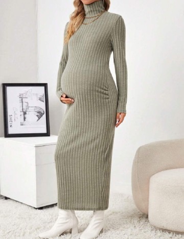
						Rochie lunga SHEIN Maternity, verde