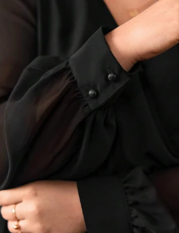 Rochie medie SHEIN CURVE, negru