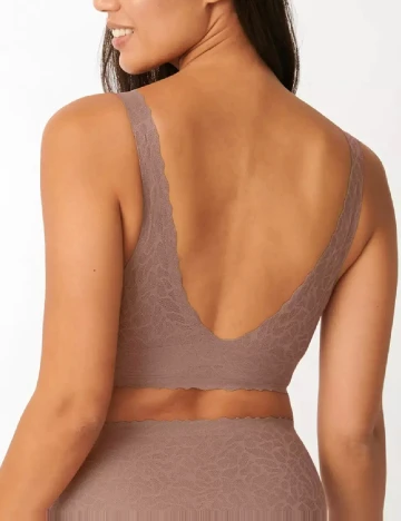 Bustiera Sloggi by Triumph, roz pudra inchis Roz