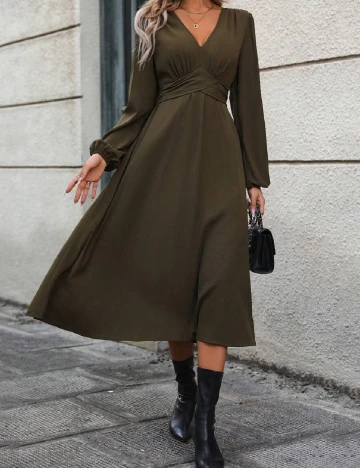 Rochie medie SHEIN, verde