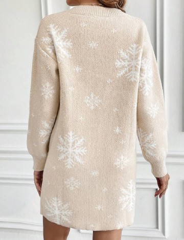 Rochie scurta SHEIN, crem