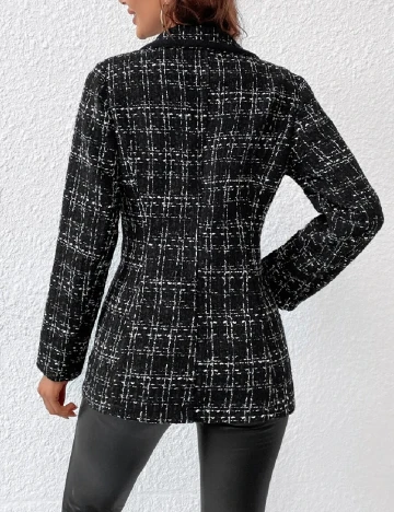 Sacou SHEIN, negru Negru