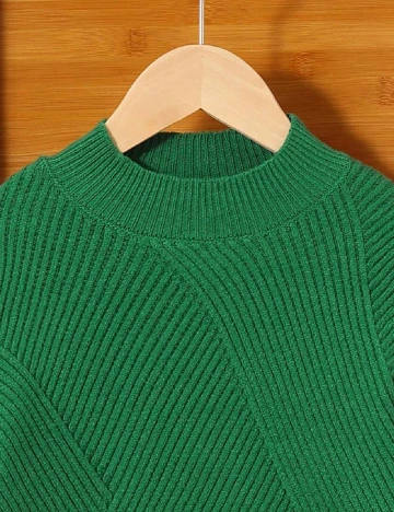 Bluza Shein Kids, verde Crem
