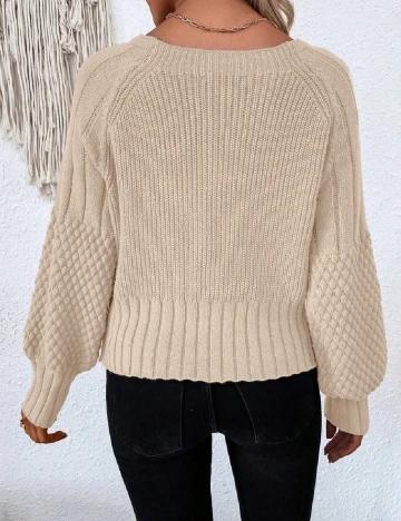 Cardigan SHEIN, crem