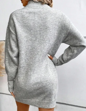 Rochie scurta SHEIN, gri Gri