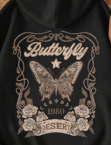 Hanorac SHEIN, negru