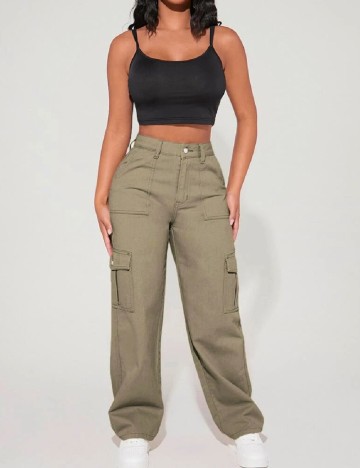 
						Pantaloni SHEIN, verde