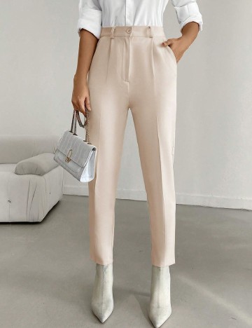 
						Pantaloni SHEIN, crem