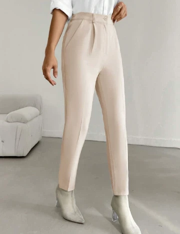 Pantaloni SHEIN, crem