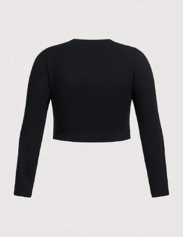 Top SHEIN CURVE, negru