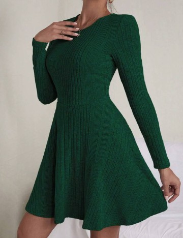 Rochie scurta SHEIN, verde