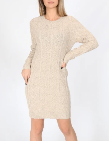 Rochie scurta SHEIN, crem