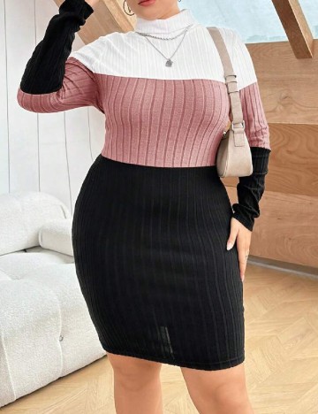 
						Rochie scurta SHEIN CURVE, mix culori