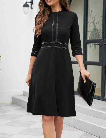 Rochie scurta Homeyee, negru