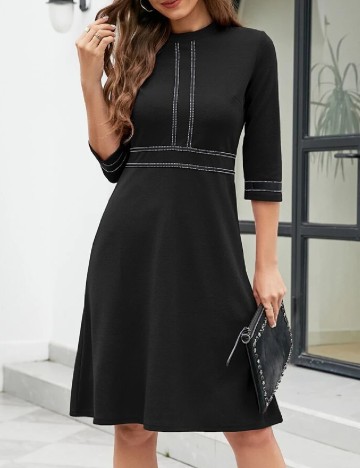 Rochie scurta Homeyee, negru