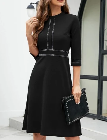 Rochie scurta Homeyee, negru
