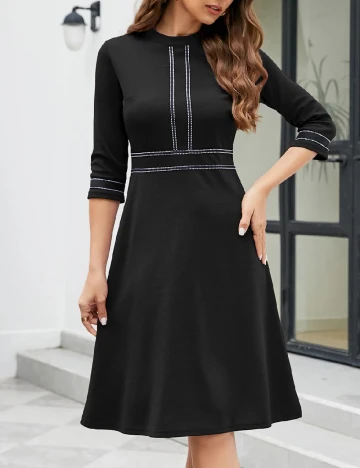Rochie scurta Homeyee, negru