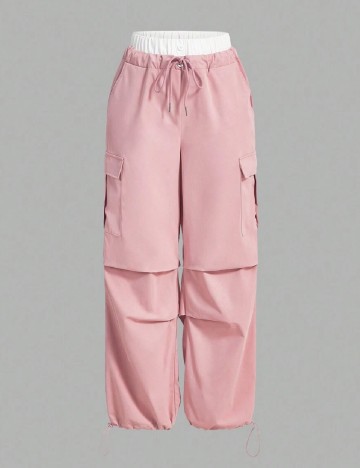 
						Pantaloni SHEIN, roz