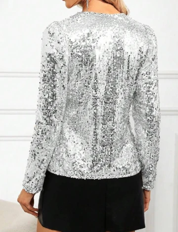 Bluza SHEIN, argintiu Gri