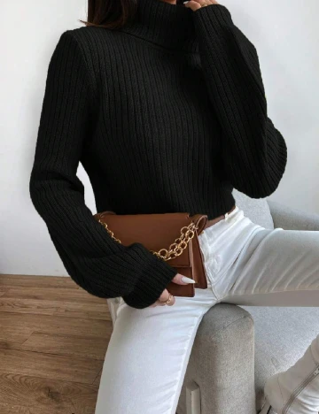 Pulover SHEIN, negru