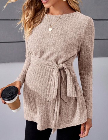 Bluza SHEIN Maternity, crem