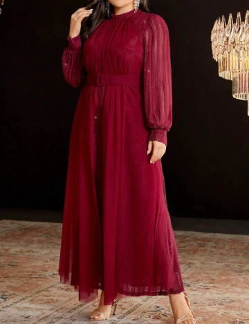 Rochie lunga SHEIN CURVE, rosu