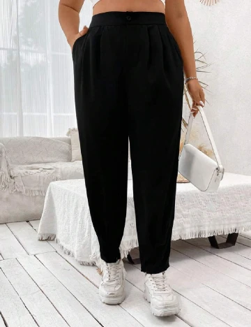 Pantaloni SHEIN CURVE, negru