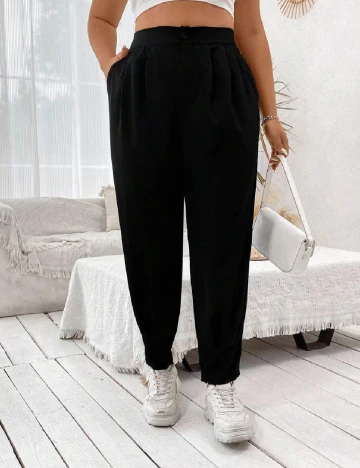 Pantaloni SHEIN CURVE, negru