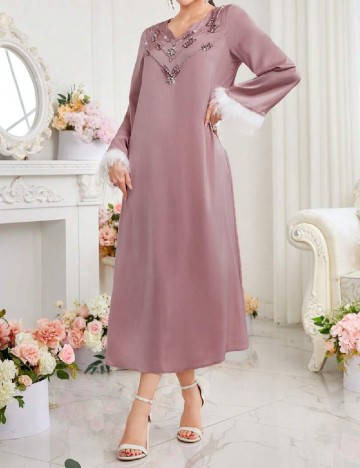 
						Rochie medie SHEIN, roz
