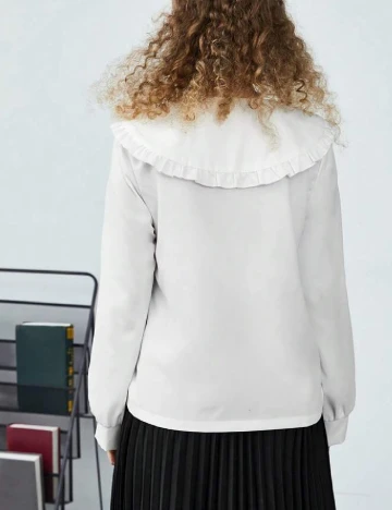 Camasa Shein Kids, alb